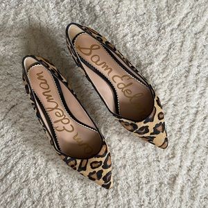 Sam Edelman leopard flats